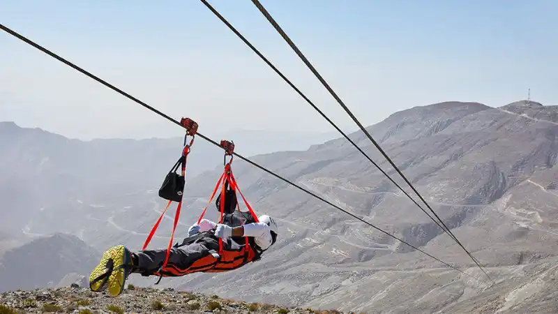 jebel jais zipline